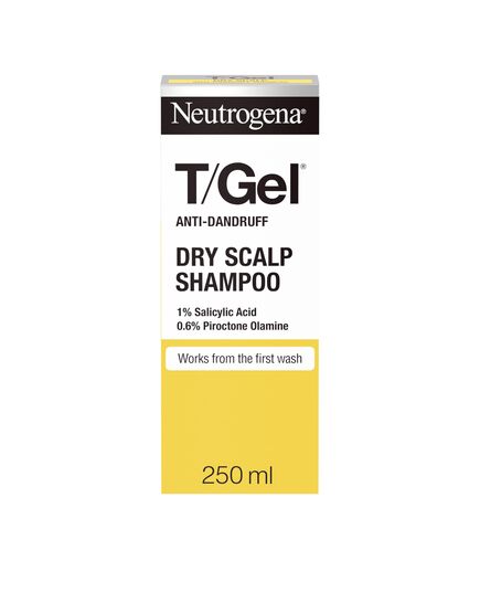 Neutrogena T/Gel Anti-Dandruff Shampoo for Dry Hair, Mix, 250 ml