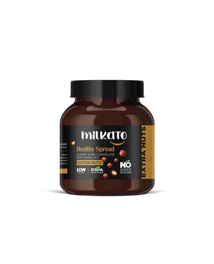 Milkato Healthy Spread Extra Nuts 375g Hazelnut Chunks
