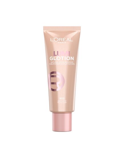 L’Oréal Paris Perfect Match Lumi Glotion Natural Glow Enhancer Liquid Highlighter for Face and Body with Glycerin and Shea Butter, 902 Light Glow, 40 ml
