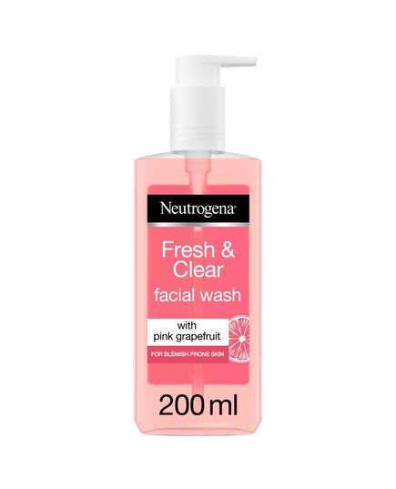 Neutrogena Face Wash, Visibly Clear, Pink Grapefruit, 200ml