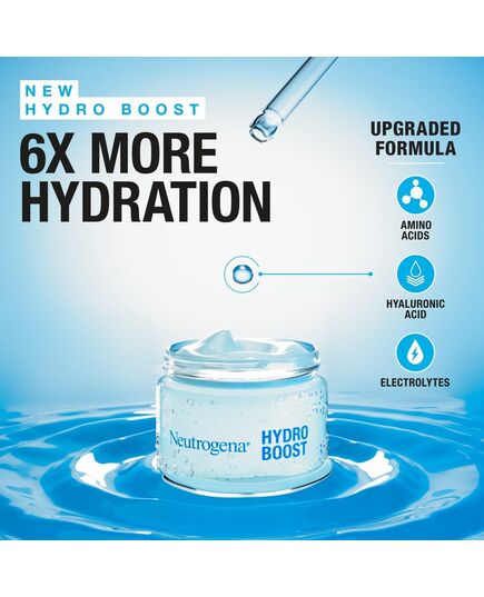 Neutrogena Face Moisturizer Water Gel, Hydro Boost, Normal to Combination Skin. For dehydrated, dull and tired-looking skin. Instantly delivers intense hydration, 50ml (Pack of 2)