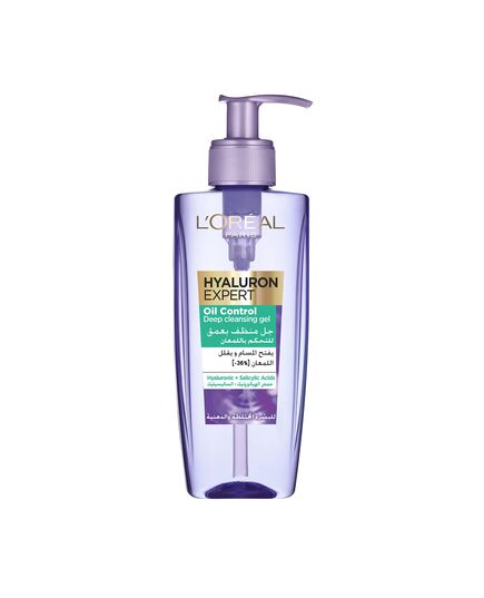 L’Oréal Paris L'Oréal Paris Hyaluron Expert Oil Control Deep Cleansing Gel With Hyaluronic Acid - 200ml