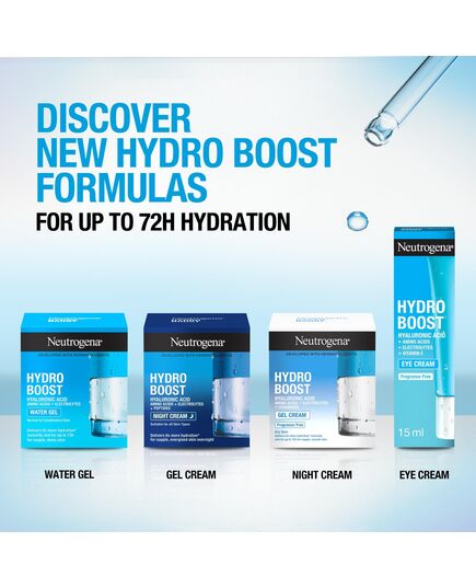 Neutrogena Hydro Boost Eye Cream, Deeply Hydrates Skin, Reduces Signs of Eye Fatigue, Oil-Free Formula, 15ml