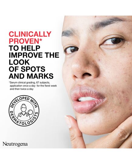 Neutrogena Spot Controlling+ Daily Brightening Serum, Active Formula Combines Skin Purifying Salicylic Acid and Glycolic Acid, 30ml