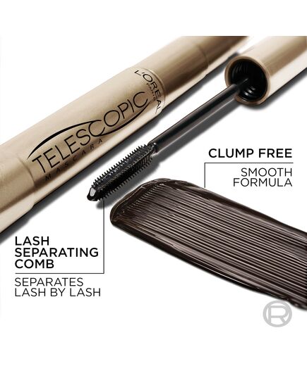 L’Oréal Paris L'Oreal Makeup Telescopic Original Lengthening Mascara, Black, 0.27 Fl Oz (1 Count)