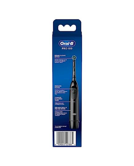 Oral-B Pro-Health Clinical, Superior Clean, Battery Power Electric Toothbrush, Black