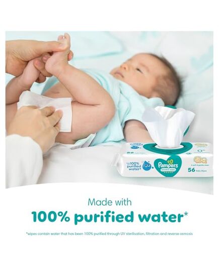 Pampers Sensitive Protect, 56 Wipes