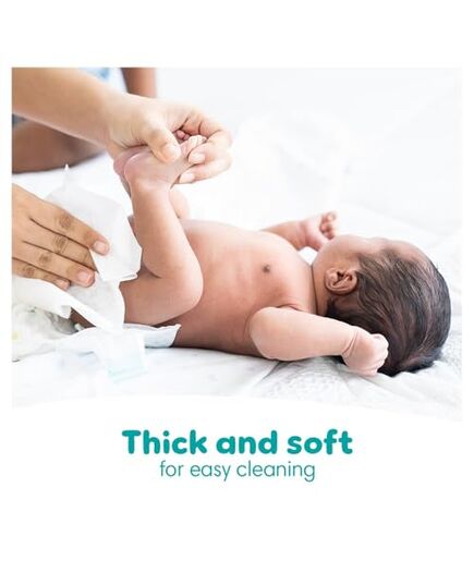 Pampers Sensitive Wipes, 224 Baby Wipes, 4x 56 Wipe Count, 0% Achel & Fragrance, Suitable for Hands & Face – Packaging May Vary