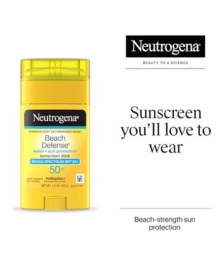 Neutrogena, Beach Defense, Sunscreen Stick, SPF 50+, 1.5 oz (42 g)