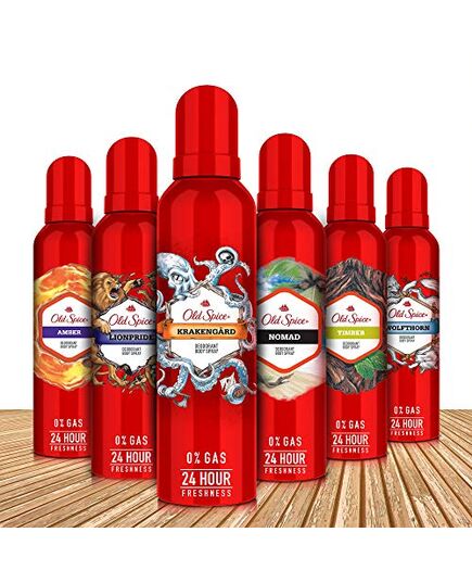 OLD SPICE SPRAY KARAKEN CARD 140 ملى