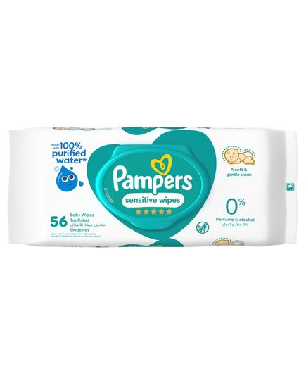 Pampers Sensitive Protect, 56 Wipes