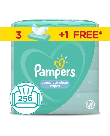 Pampers Complete Clean, 256 Wipes