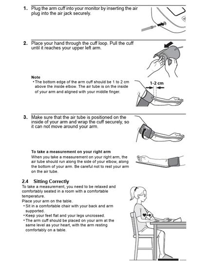 Omron M1 Basic Automatic Upper Arm Blood Pressure Monitor