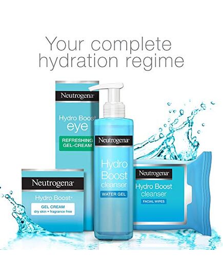 Neutrogena, Makeup Remover Wipes, Hydro Boost Cleansing, Face, 25 wipes, Pack of 2