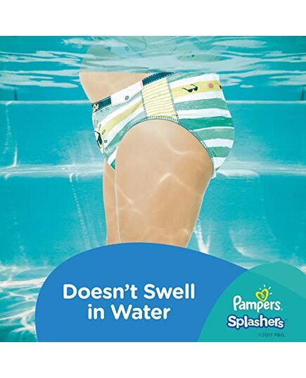 Pampers Splashers, Size 5-6, 14+ kg, Carry Pack, 10 Swim Diapers