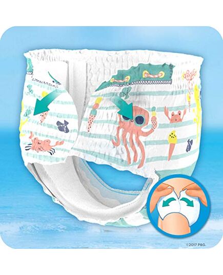 Pampers Splashers size 4-5, 11 disposable swim diapers, for safe protection in the water