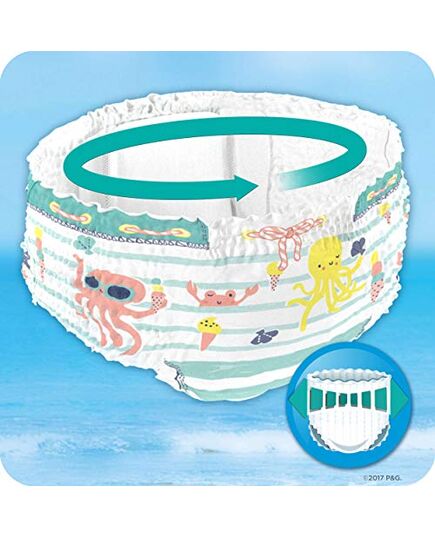 Pampers Splashers size 4-5, 11 disposable swim diapers, for safe protection in the water