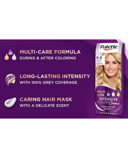 Palette Intensive Color Creme 9-0 Extra Light Blonde 50 ml