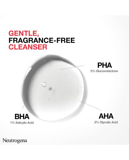 Neutrogena, Facial Wash Spot Controlling+, Clearer Skin in 1 Week, 200ml