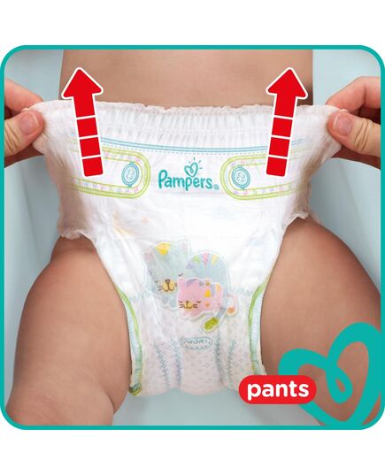 Pampers Pants Diapers, Size 4, 9-14 kg, with Lotion with Olive Oil, 58 Baby Diapers