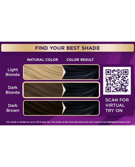 Palette Intensive Color Creme 1-1 Blue Black 50 ml