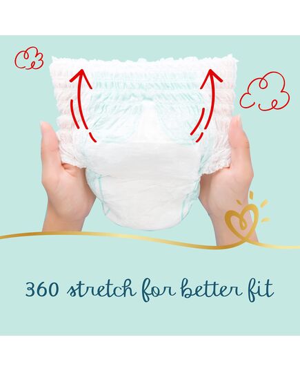Pampers Premium Extra Care Pants, Size 3, 6-11kg, with lotion with aloe vera, 56 diapers. (Pack may vary)