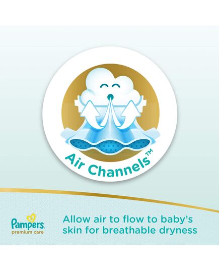 Pampers premium care diapers, size 1, new born, 2-5 kg - 22 diapers