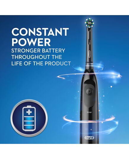 Oral-B Pro-Health Clinical, Superior Clean, Battery Power Electric Toothbrush, Black