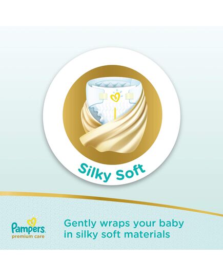 Pampers premium care diapers, size 1, new born, 2-5 kg - 22 diapers