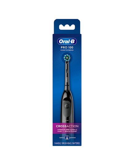 Oral-B Pro-Health Clinical, Superior Clean, Battery Power Electric Toothbrush, Black