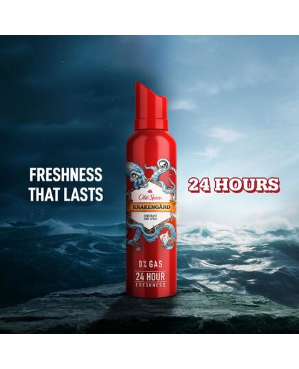 OLD SPICE SPRAY KARAKEN CARD 140 ملى