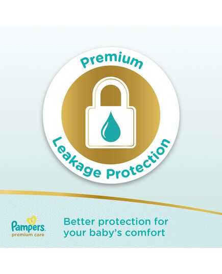 Pampers premium care diapers, size 1, new born, 2-5 kg - 22 diapers
