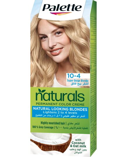 Palette Permenant Natural Colour 10-4 Super Beige Blonde 50 ml