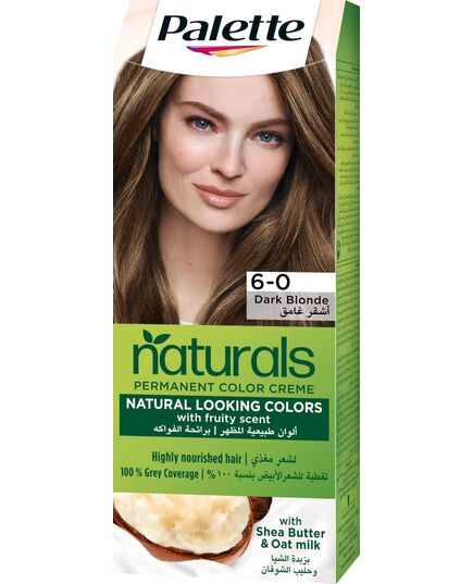 Palette Permenant Natural Colour 6-0 Dark Blonde 50 ml
