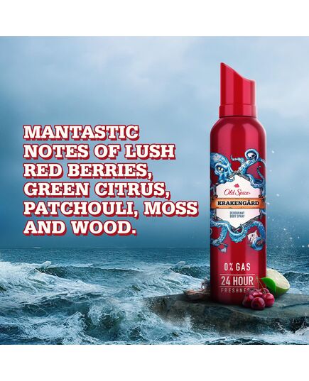 OLD SPICE SPRAY KARAKEN CARD 140 ملى