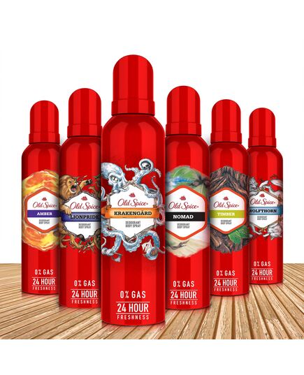 OLD SPICE SPRAY KARAKEN CARD 140 ملى