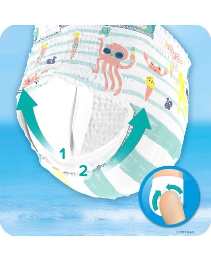 Pampers Splashers size 4-5, 11 disposable swim diapers, for safe protection in the water