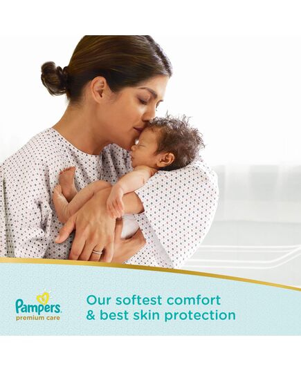 Pampers premium care diapers, size 1, new born, 2-5 kg - 22 diapers