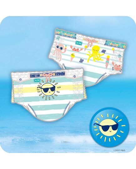 Pampers Splashers size 4-5, 11 disposable swim diapers, for safe protection in the water