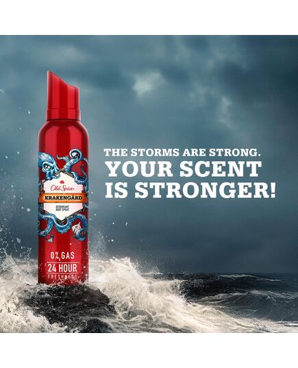 OLD SPICE SPRAY KARAKEN CARD 140 ملى
