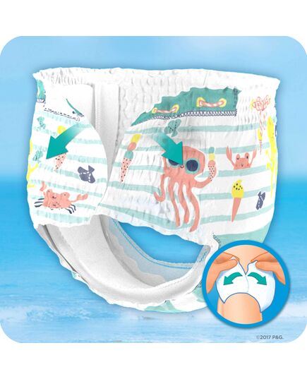 Pampers Splashers size 4-5, 11 disposable swim diapers, for safe protection in the water