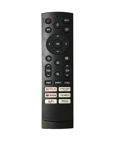 " SMARTEDGE REMOTE CONTROL COMPATIBLE WITH Hisense Android TV without voice commands - ERF3F90H with Hisense OSN "
