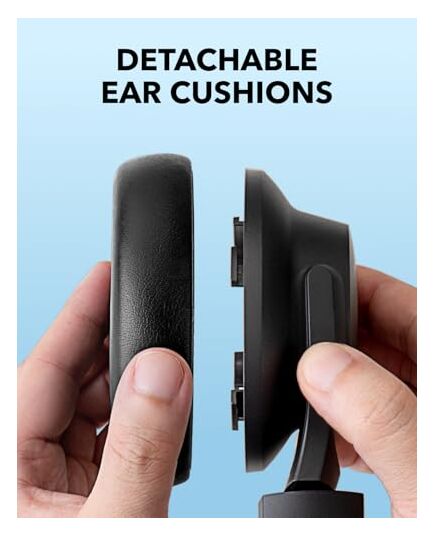 ANKER Soundcore Q11i Wireless Headphones, 40mm Dynamic DriverHi-Res Audio, One-Touch Bass Boost, 60-Hour Playtime, Detachable Ear Cushions, Bluetooth V5.3, Dark Gray | 18 Months Warranty