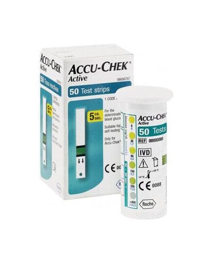 Accu-Chek Active Glucose Test Strips, 50 Strips