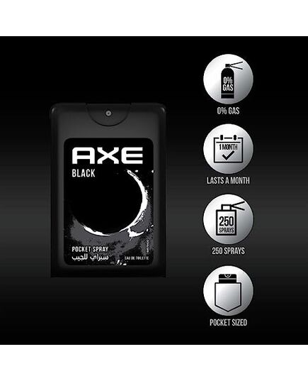Axe Pocket For Men Black Mcqueen 17ML