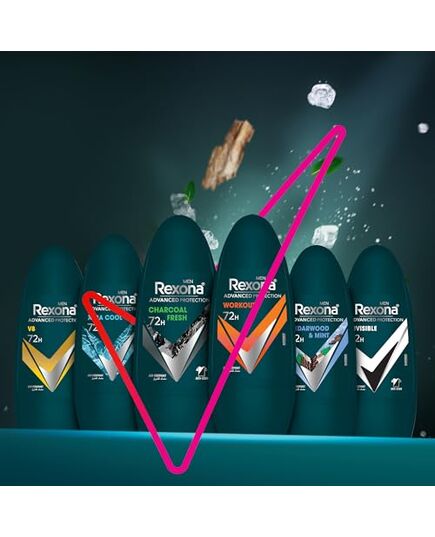 Rexona Men Advanced Protection 72H+ Antiperspirant Deodorant Extra Cool Roll On 50ML