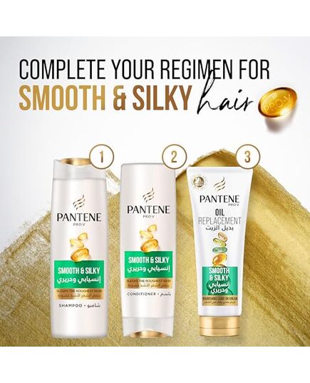 Pantene pro-v smooth & silky shampoo 400ml