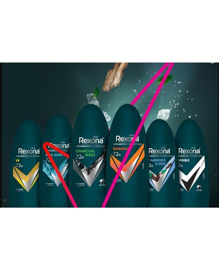 Rexona Men Advanced Protection 72H+ Antiperspirant V8 Roll On 50ML