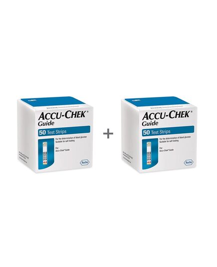 Accu-Chek Guide Test Strips (2 Packs of 50 Strips)