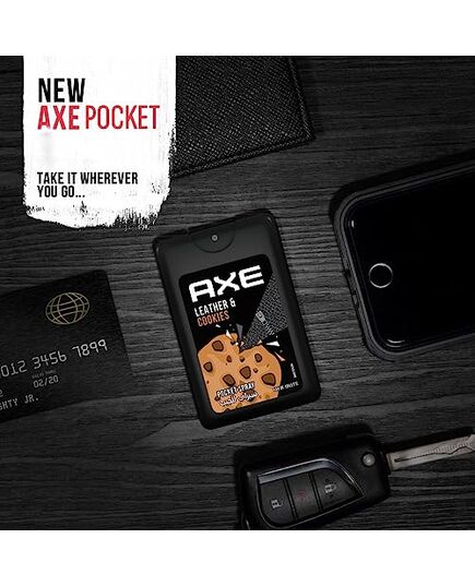 Axe Pocket For Men Leather & Cookies 17ML